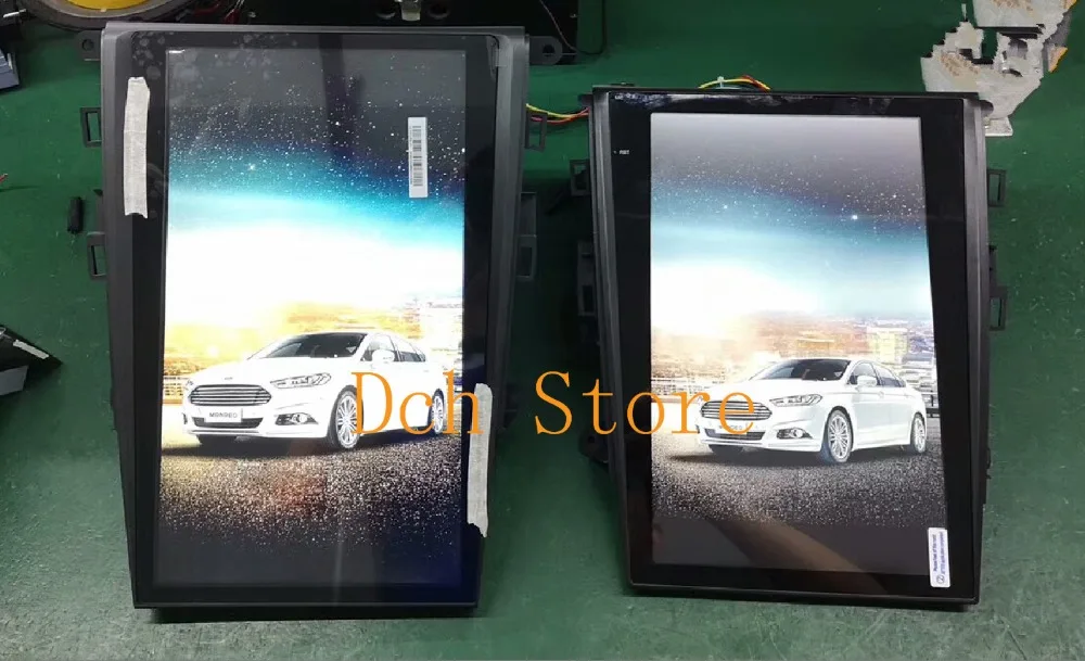 13 6 ''вертикальный автомобильный DVD плеер в стиле tesla Android 9 0 GPS навигация для Ford