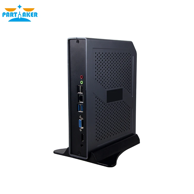 Partaker Bluetooth Wifi Supported i3 5005u i5 5200u Mini PC Windows with Fan 6*USB HDMI+VGA DDR3L