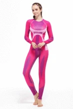 2016 New running sets Women Bodybuilding Fitness Set Gym Running Tights Leggings Sweat pant shirt Long Sleeve Base Layer sets