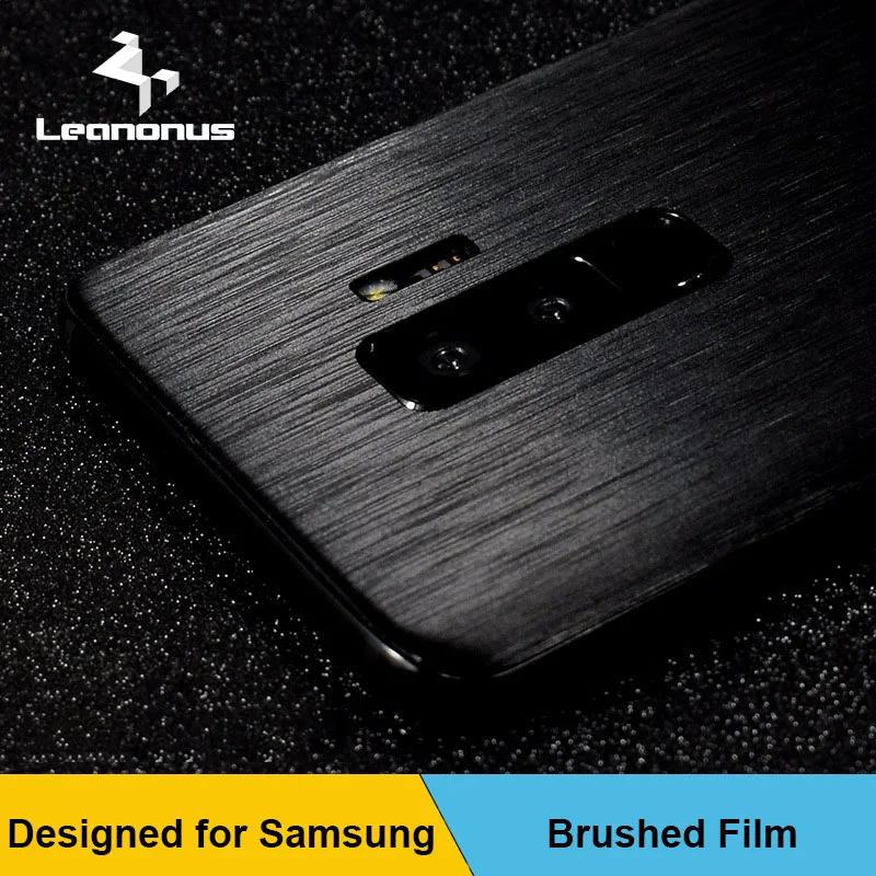 

Metal Brushed Rear Protective Film for Galaxy S9 S9+ S8 S8+ S7 S6 Edge Plus Back Protector Cover Anti-fingerprint Soft Sticker
