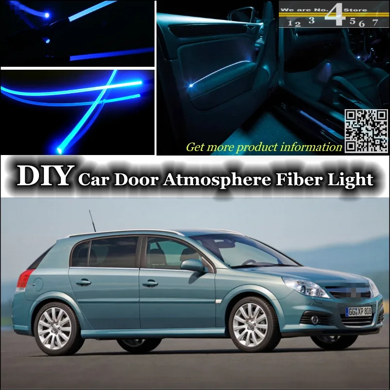 

interior Ambient Light Tuning Atmosphere Fiber Optic Band Lights For Opel Signum For Vauxhall Signum Door Panel illumination