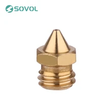 3pcs/lots Brass Extruder Print Head Nozzle Mix 0.4 0.6 0.8mm 3d Printer Part For CREALITY 3D CR-10X 3D printer