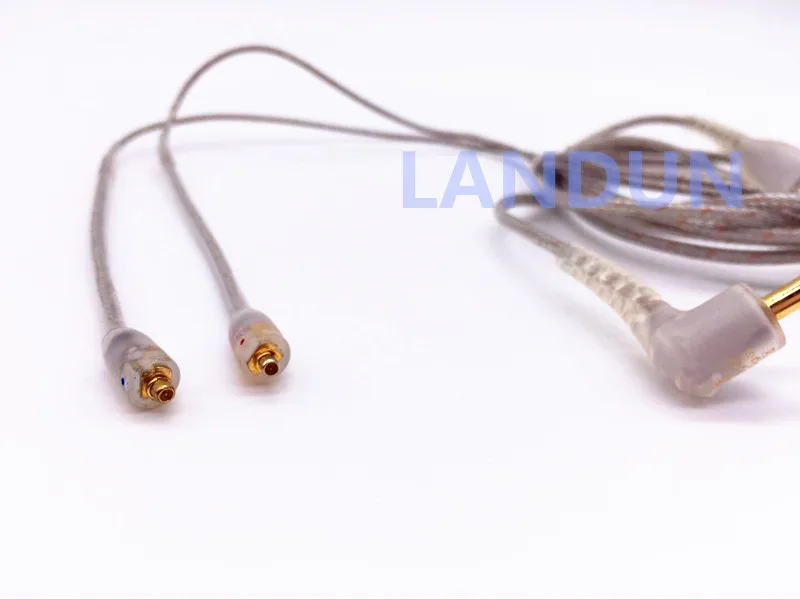 MMCX кабель для Shure SE215 SE315 SE425 SE535 SE846 Позолоченные наушники гарнитура замена кабеля провода линии