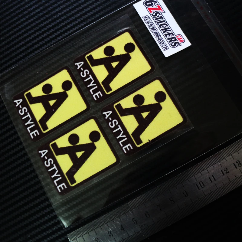 A STYLE reflective stickers motorcycle decals stickers X4in Car