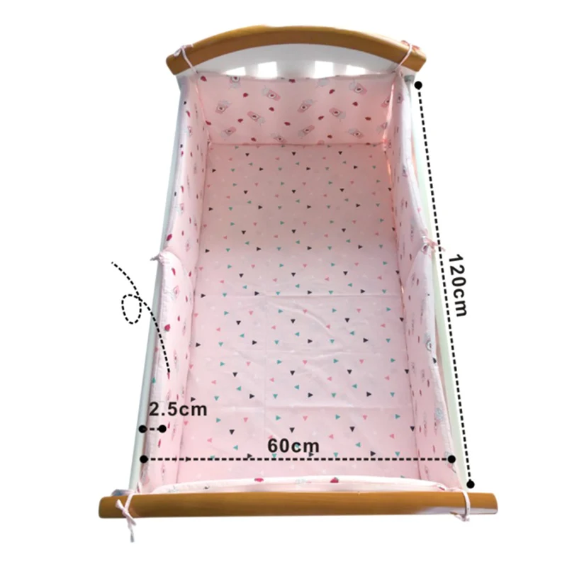 Ограждение для детской кроватки, небьющаяся кровать, хлопковая детская кроватка, защита для детской кроватки, подушка для подушки