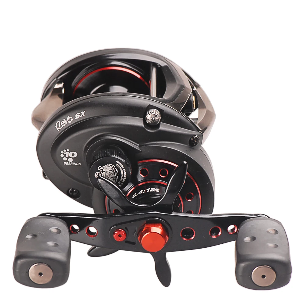 ABU GARCIA REVO SX HS HS-L 7.1:1 6.4:1 LOW PROFILE Baitcasting Fishing Reel 10BB 189G 9KG Mag Trax Saltwater Fishing Reel