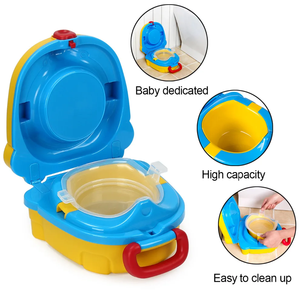 

Portable Traveling Car Squatty Potty Travel Potty for Kid Emergency Toilet for Outdoor Camping Car Travel Home Use