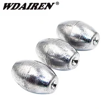 5 шт./лот свинцовый рыболовный грузик для воды, инструменты, рок стержень, Pesca Acesorios, коробка для снастей, аксессуары 5 г/10 г/15 г WD-123