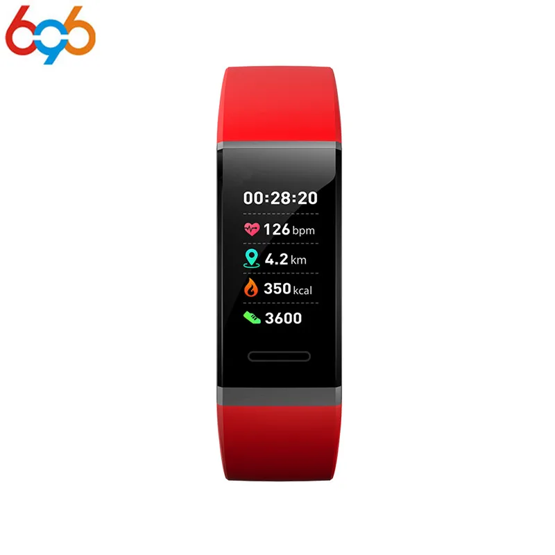 696 V11S Smart Band Bracelet OLED Color Screen Heart Rate Blood Pressure Monitor USB Easy Charging Pedometer Sports Smartband |