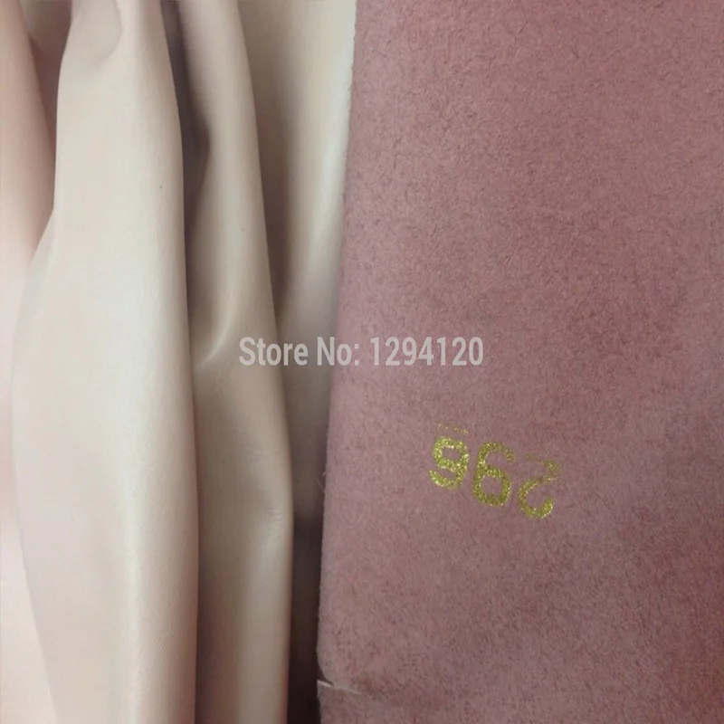 Натуральная бледно-розовая гладкая коровья кожа ткань кусок для сцепления/DIY/сумки