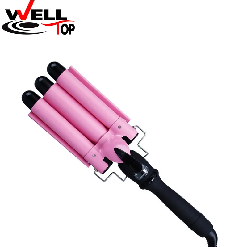 3 Barril Rizador Rizadores de Calentamiento Rápido para Ondular El Cabello  Largo Plancha con Pantalla LCD Ceramic Curling de Pelo Rizado|curlers for  long hair|3 barrelsbarrel curling iron - AliExpress