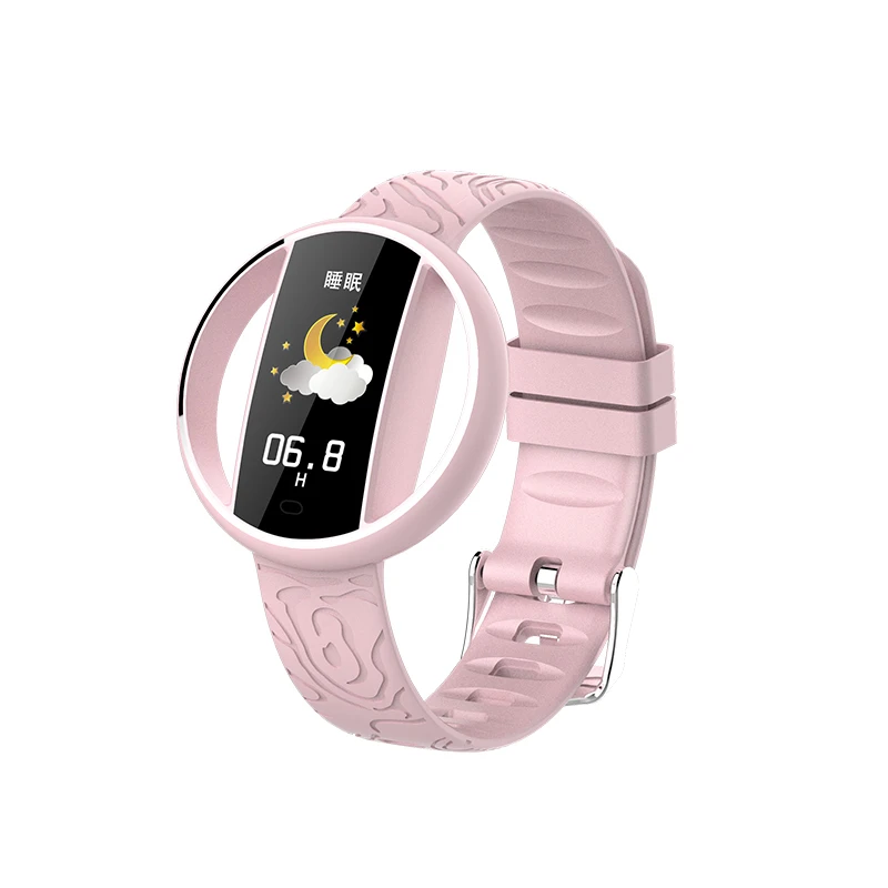 Jelly Comb напоминание о звонках унисекс Смарт часы сердечного ритма Bluetooth для мужчин и женщин пара фитнес трекер сердце Смарт часы для телефона - Цвет: pink silicone
