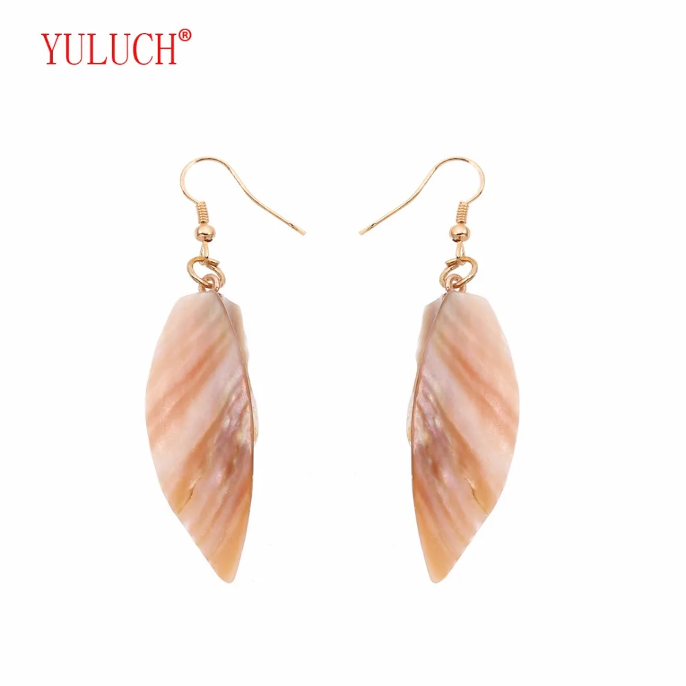 

YULUCH 2018 Geometric Irregular Shaped Shell Earring Pendant for Boho Fashion Woman Beach Party Jewelry Gift