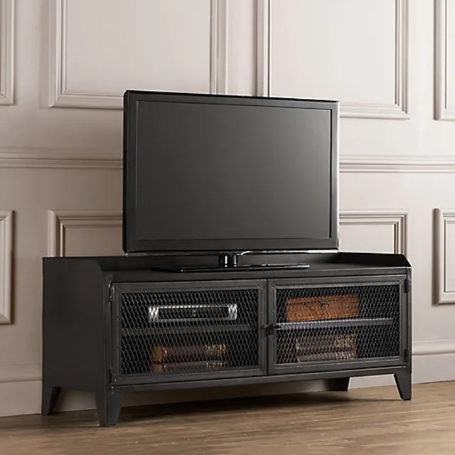 American country to do the old wrought iron storage TV TV