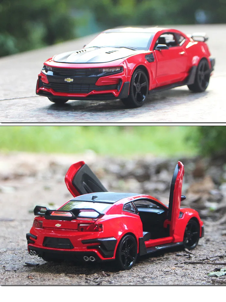 1/24 Diecasts& игрушечный транспорт Chevrolet Camaro Континентальная модель автомобиля коллекция автомобилей игрушки для мальчика Детский подарок brinquedos