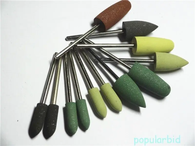 

12pcs Dental Resin Base Acrylic Silicone Polishers Polishing Burs 2.35mm