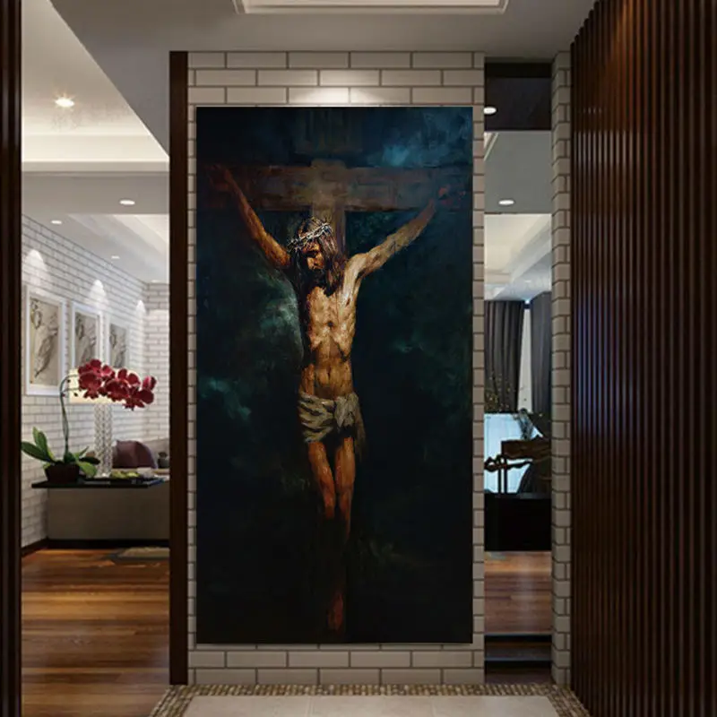 

The Crucifixion by Anatoly Shumkin HD Print Jesus Christ Oil Painting on canvas art print home decor wall art painting picture