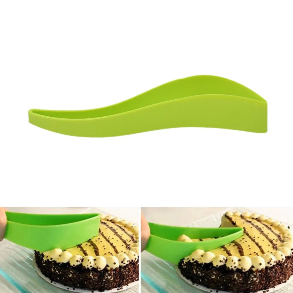 

New Cake Pie Slicer Sheet Guide Cutter Server Bread Slice Knife Kitchen Gadget 9.1