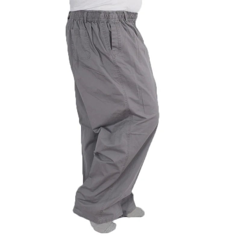 Casual pants MFERLIER summer pants men 5XL-13XL waist 150cm plus size loose trousers