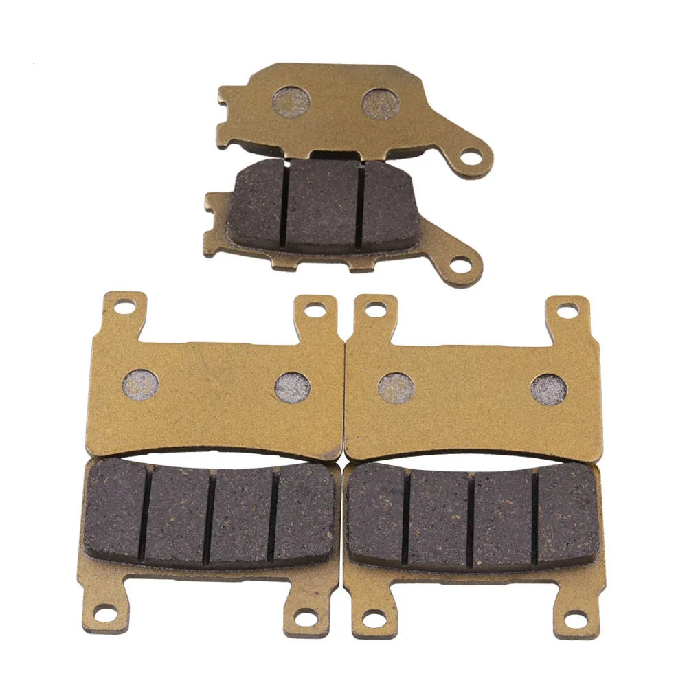 

6 Pieces Front And Rear Disc Brakes Motorcycle Parts High Temperature Brake Pad Groove For CBR 600 F4 F4i Motorcycle Accessories