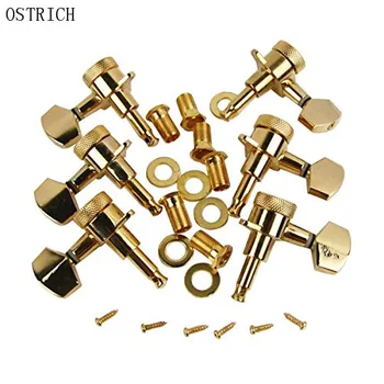 

Golden Twist Lock Electric Acoustic Guitar Tuning Pegs Machine Heads 3X3 3L3R