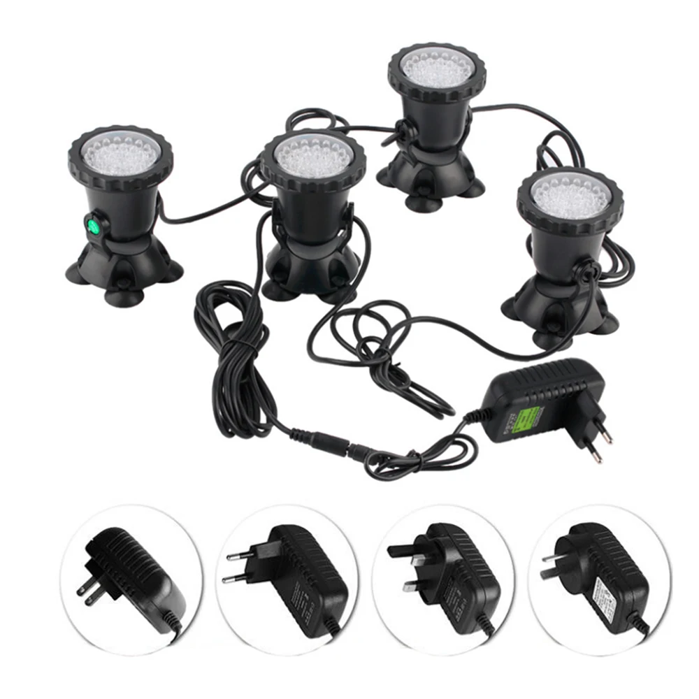 Subaquática à Prova Submersa para Piscina Luminária D'água Iluminação Fontes Lago Jardim Aquário Led 36leds Rgb 9 Cheap Luzes subaquáticas