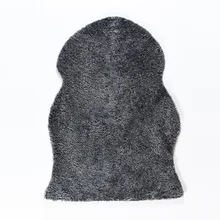 AOZUN одинарный пельт Австралийский кудрявый шерстяной коврик из овчины лохматый ковер для домашнего декора меховой дверной коврик красочный диван крышка уютная подушка