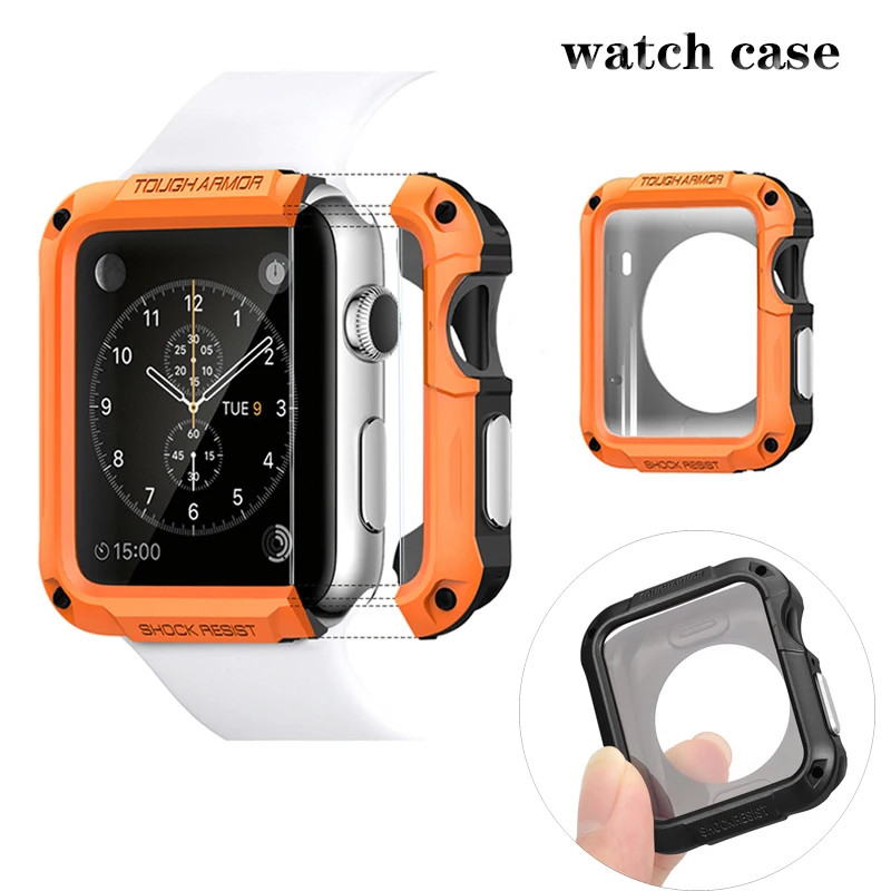 

SGP watch case for apple watch cover 42mm&for apple watch screen protector 44mm shockproof series 3/2/1 38mm for iwatch 4 40mm