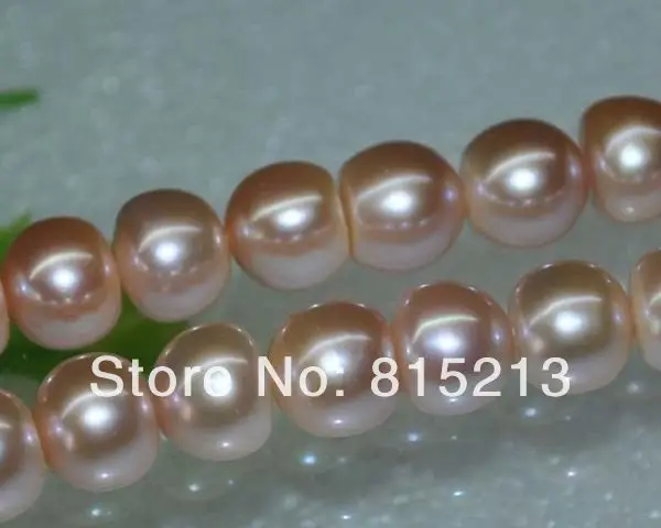 

wb 00114 Outstanding Natural Rare light purple 2strs AA++11-12mm bread pearls