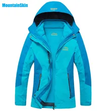 Горные женские Зимние флисовые куртки из 2 предметов, спортивные куртки для улицы, куртки для походов, лыж, кемпинга, женские куртки MB029