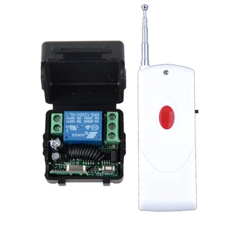 

DC 12V 1CH 10A Wireless Remote Control Switch System Momentary/Toggle/Latched Adjusted 315Mhz 433Mhz Receiver Transmitter