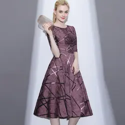 Robe de fille d'honneur A Line с короткими рукавами на молнии платья подружки невесты 2019 атласные бобы паста Цвет Выпускные вечерние платья