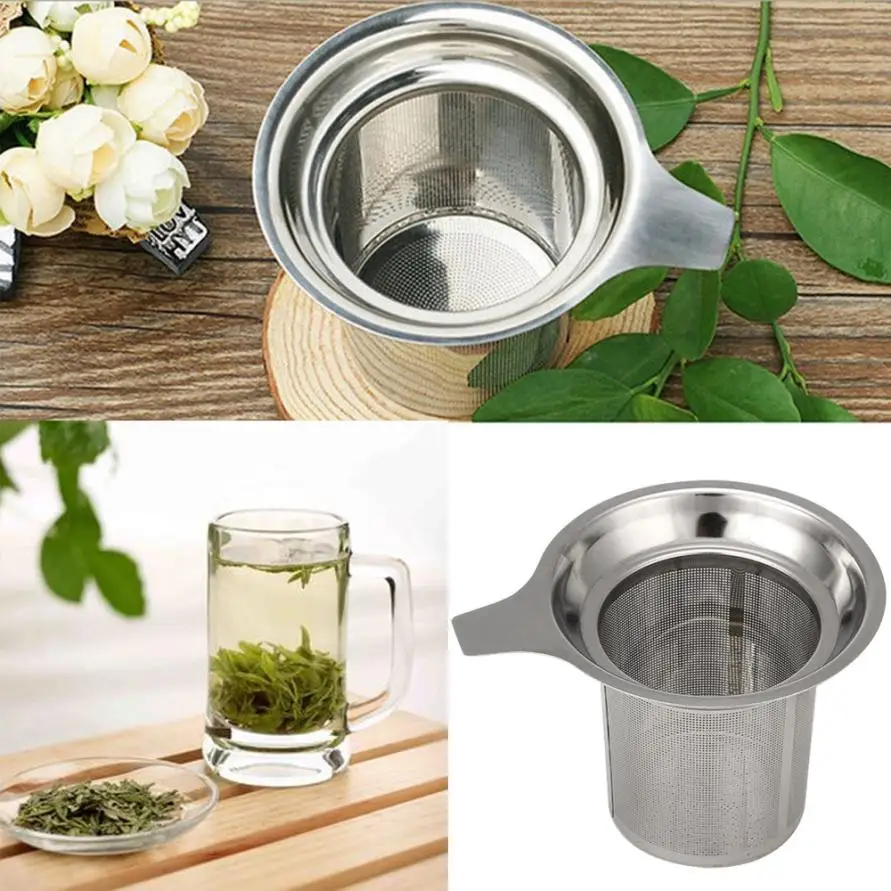Stainless Steel Mesh Tea strainer Infuser Reusable Strainer Loose Tea