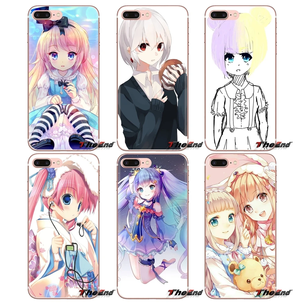 Мягкие прозрачные чехлы для iPod Touch Apple iPhone 4 4S 5 5S SE 5C 6 6S 7 8 X XR XS Plus MAX Kawaii Anime Girl 2 |