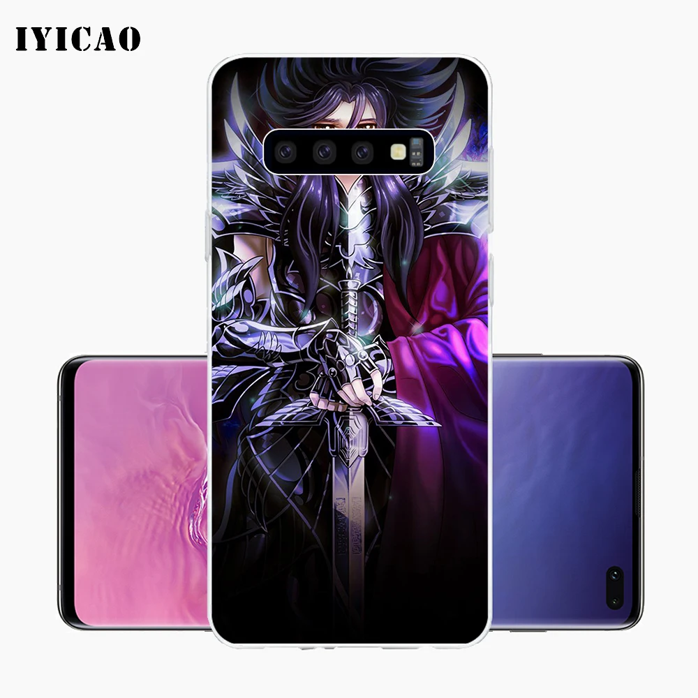 IYICAO мультфильм Saint Seiya Мягкий силиконовый чехол для телефона Samsung Galaxy S10e S10 S9 S8 Plus S7