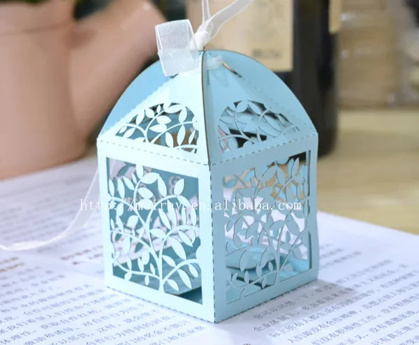 Kids Wedding Candy Box Laser Cut Light Blue Favor Bo With Kids Wedding Candy Box Laser Cut Light Blue Favor Bo With Custom Names In Gift Bags Wring Supplies From Home Garden On Aliexpress