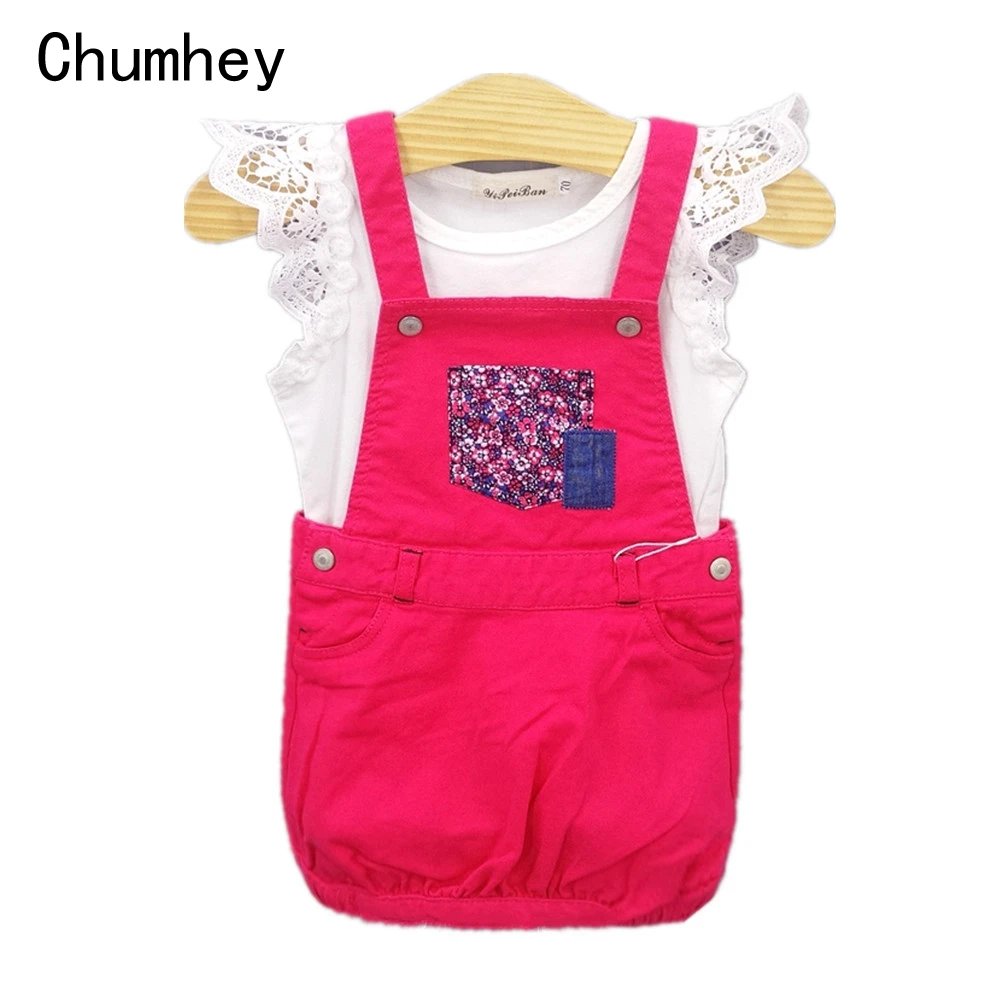 Chumhey 18M Baby Girls Jeans Dress Thicken Cotton Suspender Skirts