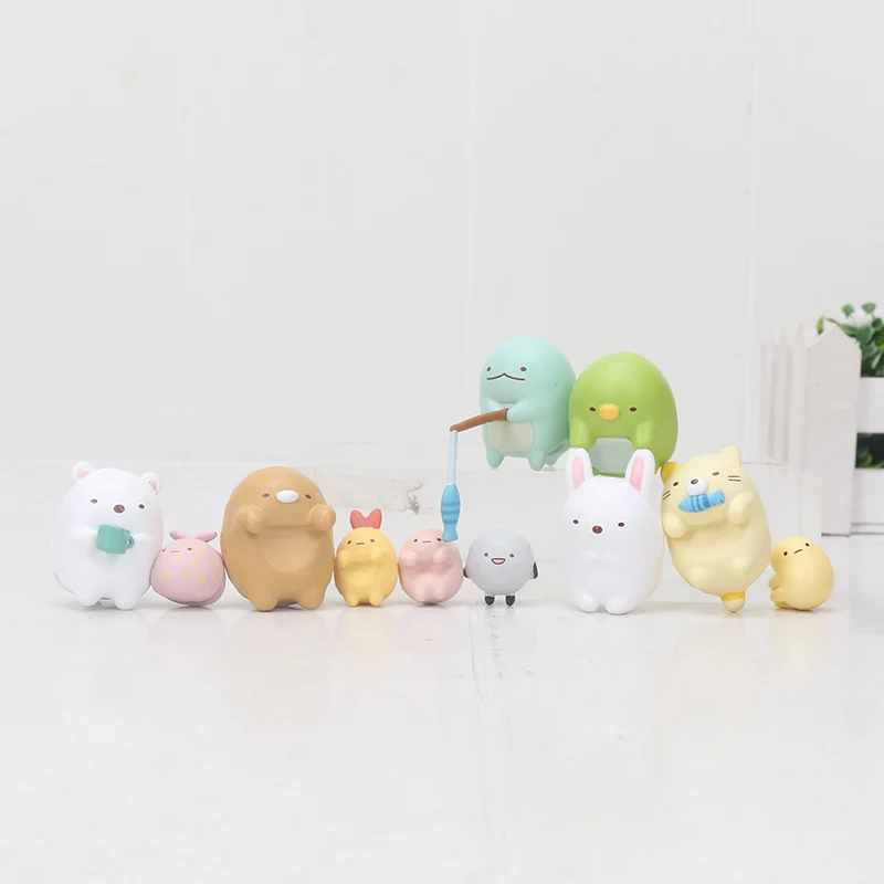 Фигурки Sumikko gurashi Tonkatsu Neko Tokage pmotor 2 5 см|Игровые фигурки и трансформеры| |