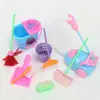 9 PCS Set Pretend Play Toys Cleaning Toys Kitchen Accessories Broom And Mop Kitchen Dining Kitchen Home Toy Random Color 1