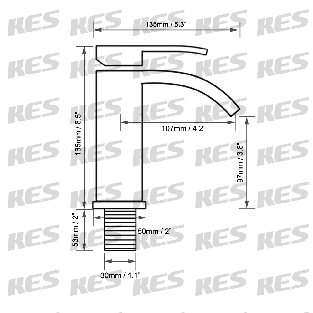 KES L3109A1LF وحيد مقبض الشلال حوض حمام مزخرف صنبور مع اضافية كبيرة مستطيلة صنبور ، الكروم KES L3109A1LF وحيد مقبض الشلال حوض حمام مزخرف صنبور مع اضافية كبيرة مستطيلة صنبور ، الكروم