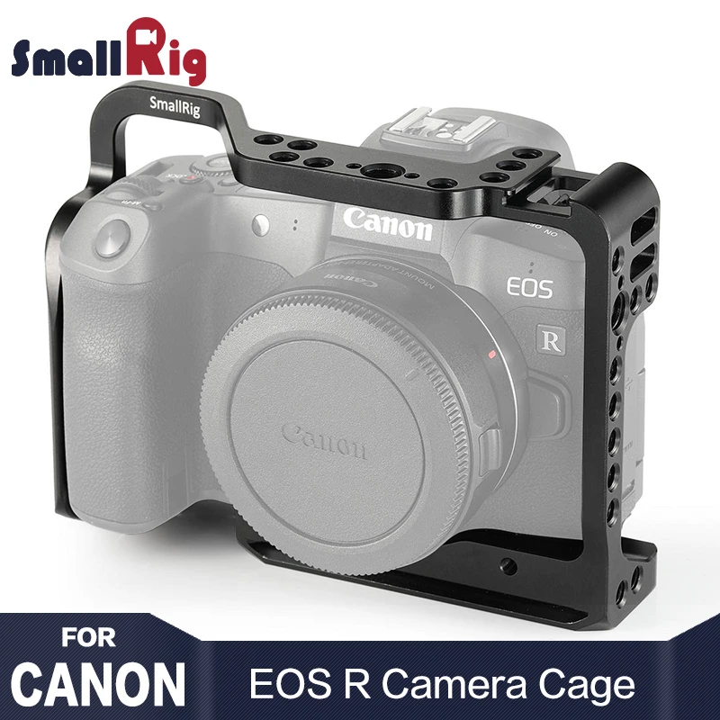

SmallRig Camera Cage for Canon EOS R with Cold Shoe Mount Thread Holes for Magic Arm Microphone Attach 2251