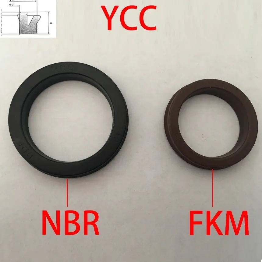 

YCC 180*165*10 180x165x10 GP Y-QGP Black NBR Brown Fluorine FKM Rubber Pneumatic Cylinder Piston Rod Groove Ring Gasket Oil Seal