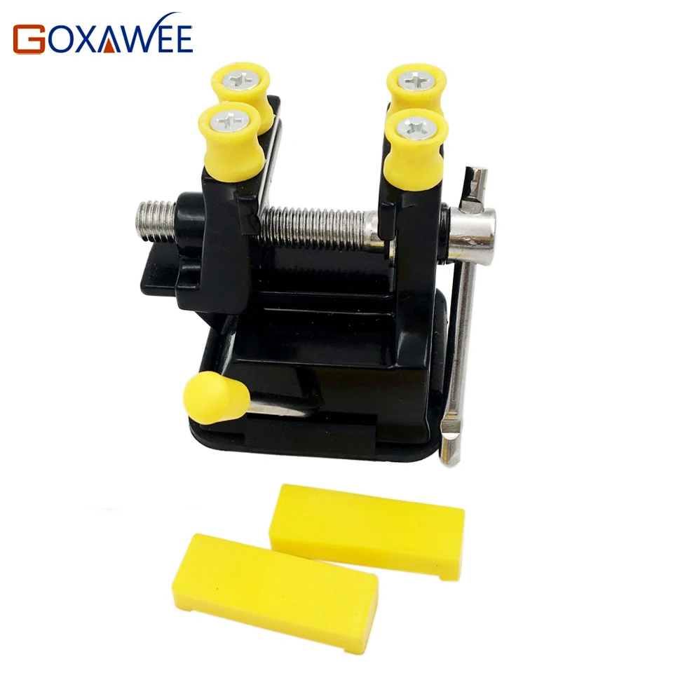 Mini Table Vice Adjustable Max 37mm Plastic Screw Bench Vise for DIY Jewelry Craft Repair Tools Dremel Power Tools Accessories2