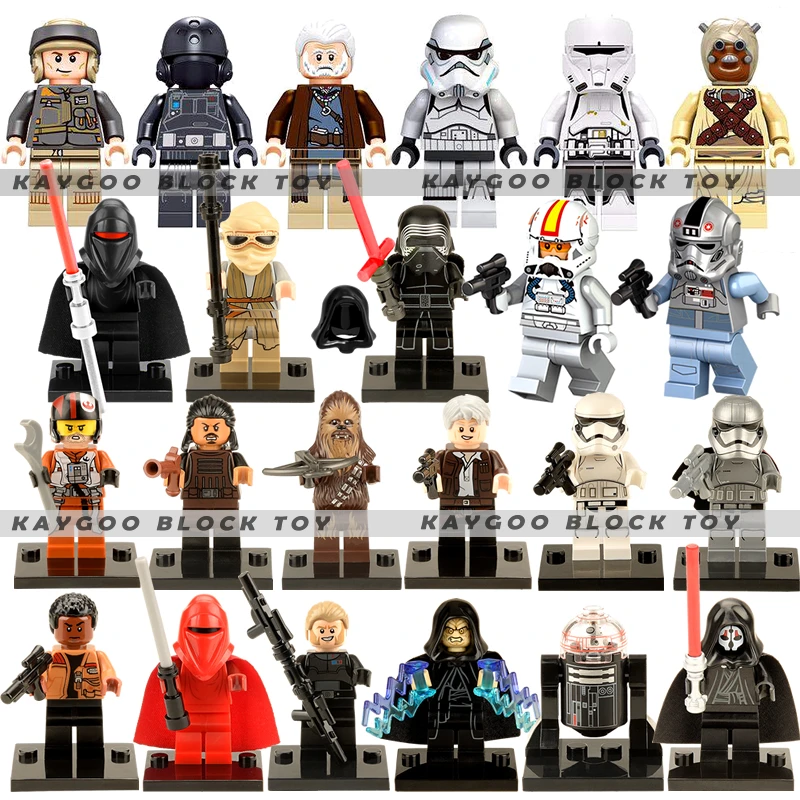 

Single Sale yoda Darth Vader K3PO Star Wars Action DIY Lando Han Grand Figures Building Blocks Compatible With LegoINGly