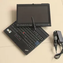 Diagnostic laptop X200t without diagnosis software inside, 4gb ram, touch screen fit well for mb star c4/c5/ for bmw icom a2 b c