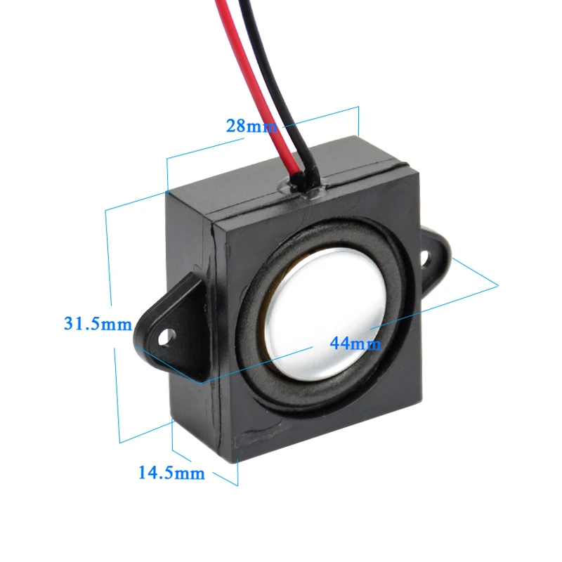 2Pcs Full Range Audio Portable Speakers 8 Ohm 3W Single Tone Mini Stero Advertising Computer Speakers