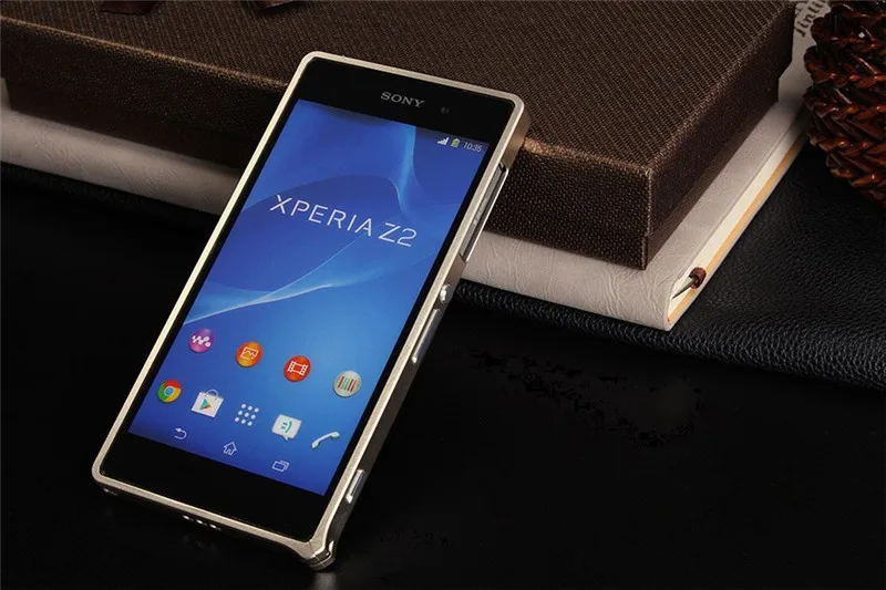 Для sony Z2 Z 2 Бампер металлический бампер Пряжка Чехол для sony Xperia Z2 D6502 D6503 D6543 L50 L50w 5," телефон Алюминиевый Чехол