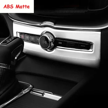 

For Volvo XC60 2018 2019 ABS Matte Car air conditioner Switch panel Cover Trim sticker car styling auto accessories