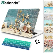 Морской чехол со звездами для Macbook Air 11 13 A1932 Pro 13 15 Touch bar retina 12 13 15 ''Пляжный Стиль чехол для ноутбука сумка