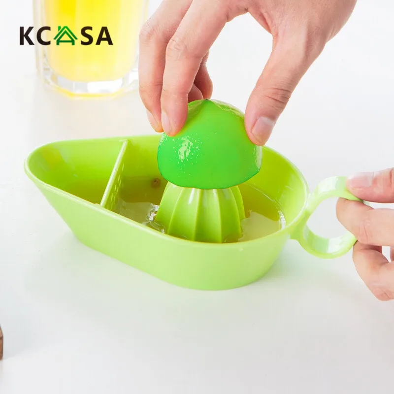 

KCASA Manual 10 blades Juicer Homemade Orange Lemon Fruit Squeezer Separator Juice juicers Drink tool good grade ABS